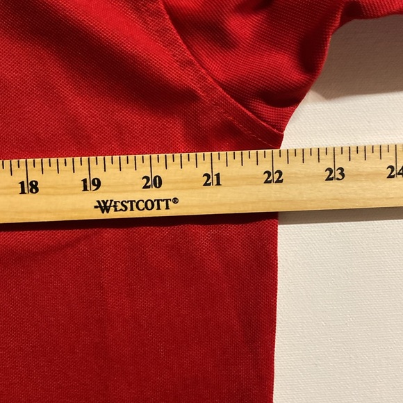 Footjoy FJ Golf Stretch Polo Shirt Men's Size M colour Red CA#28544 - Picture 3 of 9